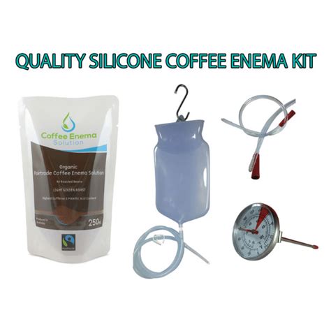 Coffee Enema Starter Kit Quality Silicone Bag Organic Coffee