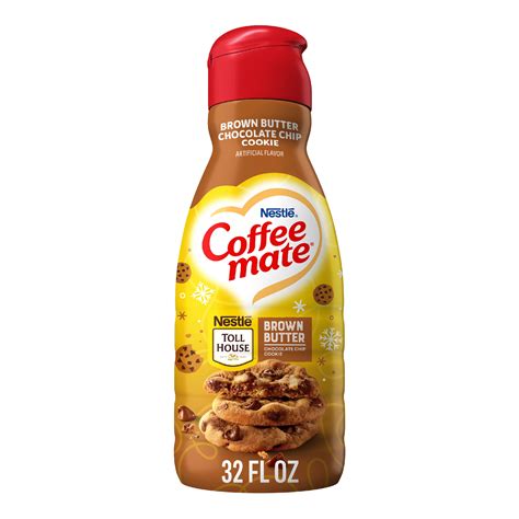 Coffee Mate Brown Butter Chocolate Chip Cookie Coffee Creamer 32 Fl Oz Coffee Mate Brown Butter Chocolate Chip Cookie Coffee Creamer 32 Fl Oz