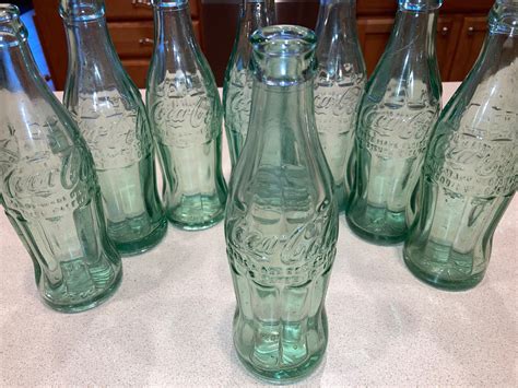 Coke Bottles Green Glass At Marjorie Lockett Blog