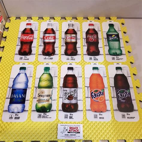 Coke Vending Machine Soda Labels Printable Soda Labels Printable