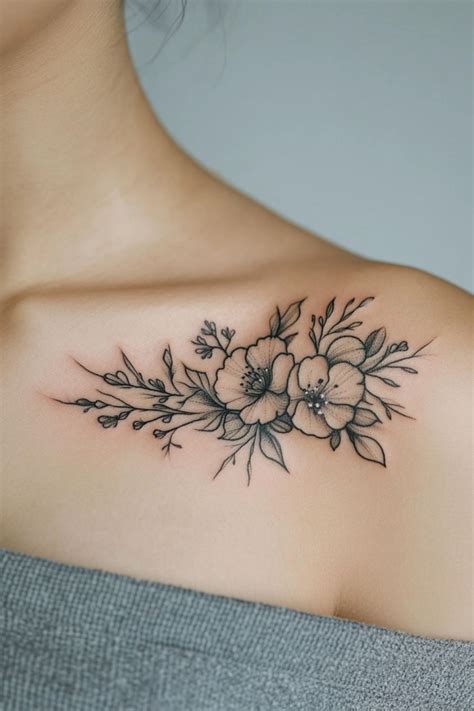 Collarbone Tattoo Designs