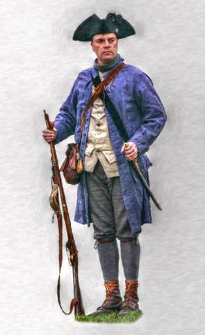 Colonial Militia Men Clothings From The Revolutionary War
