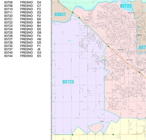 Colorcast Zip Code Style Wall Map Of Fresno Ca By Market Maps American Map Store Colorcast Zip Code Style Wall Map Of Fresno Ca By Market Maps American Map Store