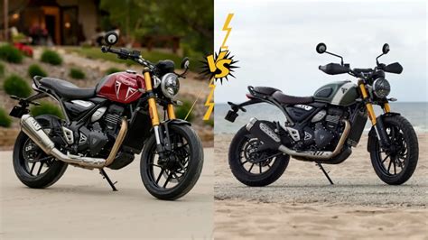 Compare Triumph Speed 400 Vs Triumph Scrambler 400X Vs Triumph Speed T4