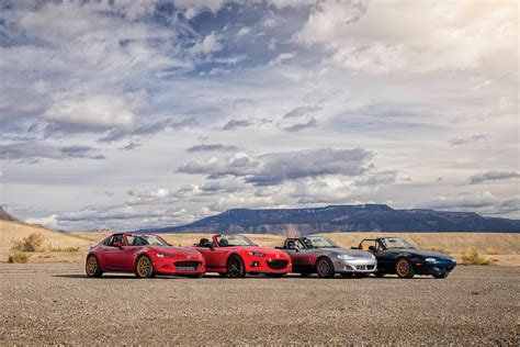 Comparing Boosted Mazda Miatas From All Four Generations Articles Grassroots Motorsports Comparing Boosted Mazda Miatas From All Four Generations Articles Grassroots Motorsports