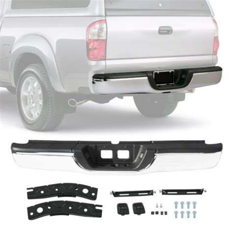 Complete Rear Step Bumper Assembly Fit For 2000 2006 Toyota Tundra Chrome Steel Ebay Complete Rear Step Bumper Assembly Fit For 2000 2006 Toyota Tundra Chrome Steel Ebay