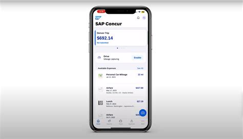 Concur Mobile App Expense Management Made Easy