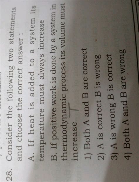 Consider The Following Two Statements And Choose The Vrogue Co