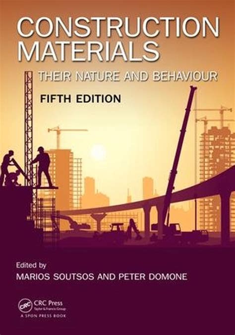 Construction Materials 5Th Edition By Marios Soutsos Paperback