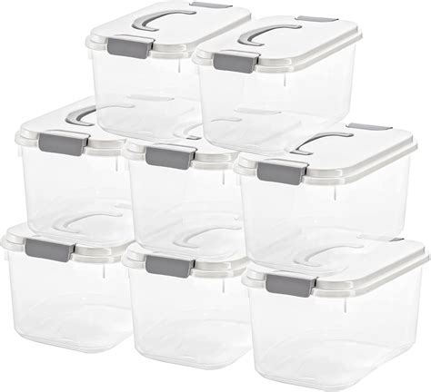 Contenedores De Almacenamiento De Pl Stico Con Tapas Contenedores De