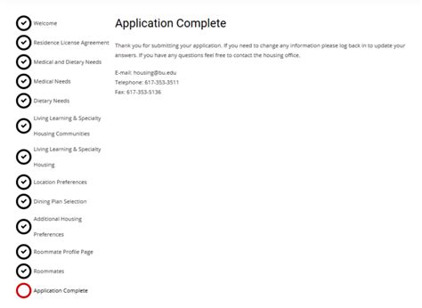 Continuing Student Housing Application Walkthrough Boston University