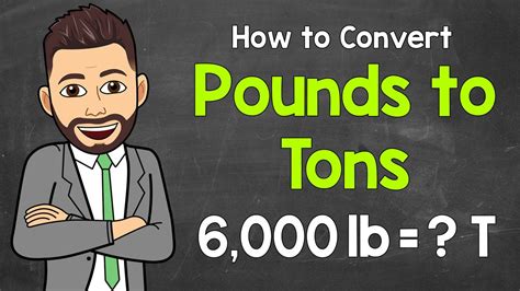 Pounds to Tons Converter