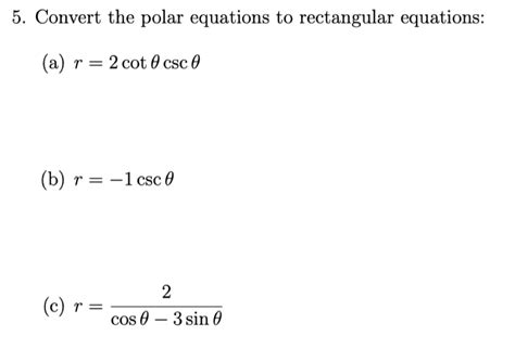 Convert Rectangular To Polar Equations Math Showme