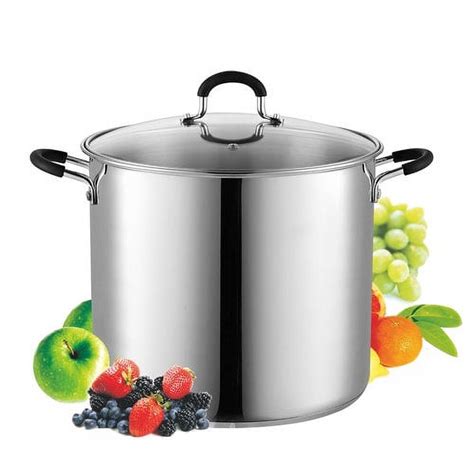 Cook N Home Stockpot Sauce Pot Induction Pot With Lid Professional Sta Newayusa Cook N Home Stockpot Sauce Pot Induction Pot With Lid Professional Sta Newayusa