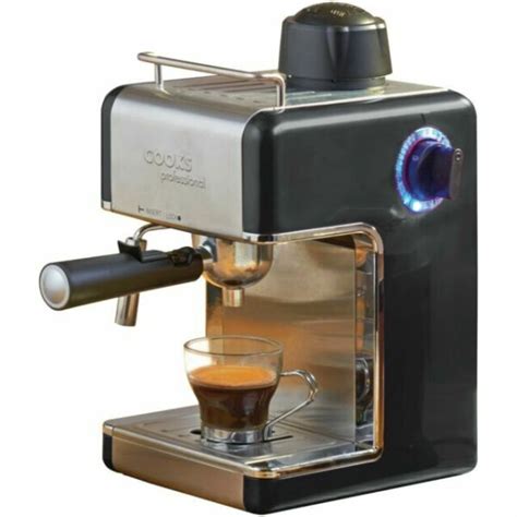 Cooks Professional D7501 Espresso Coffee Machine Black For Sale Cooks Professional D7501 Espresso Coffee Machine Black For Sale