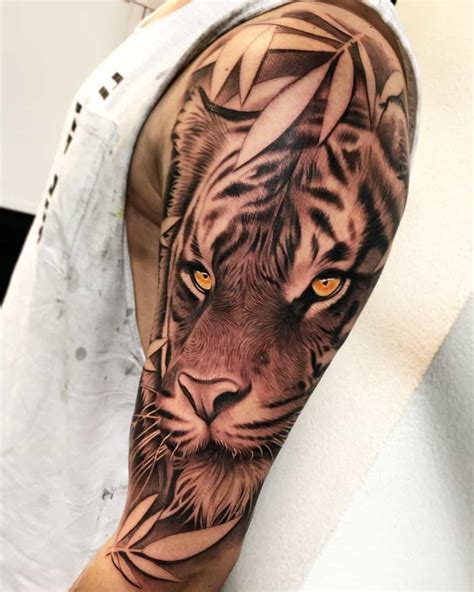 Cool Tiger Tattoos Shoulder