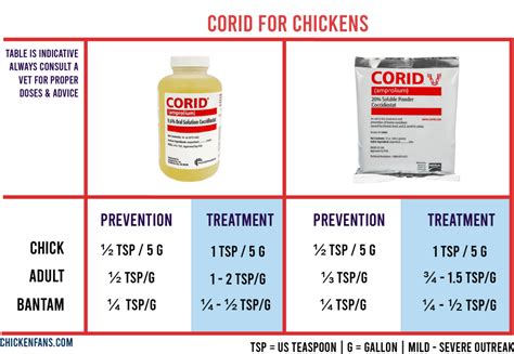 Corid For Chickens Cut Coccidiosis With Proper Dosage Effective