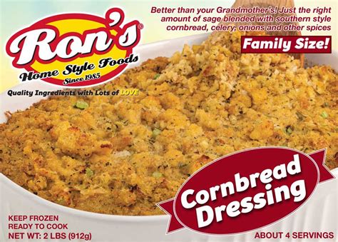 Cornbread Dressing Ron S Home Style Foods