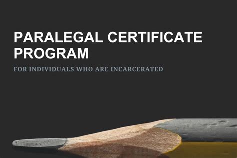 Correspondence Paralegal Certificate Program For The Incarcerated New