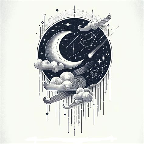 Cosmic Elegance Night Sky Tattoo Tattoocrafters Cosmic Elegance Night Sky Tattoo Tattoocrafters