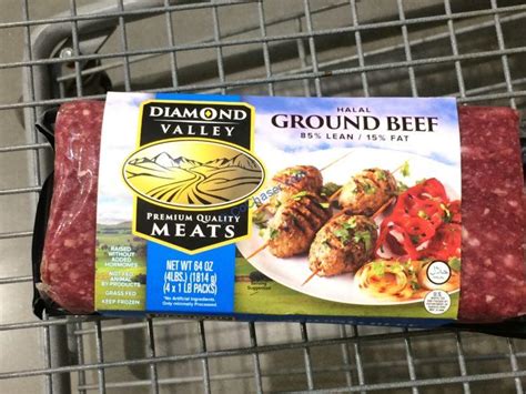 Costco 1160766 Diamond Valley Halal Ground Beef Chart Costcochaser