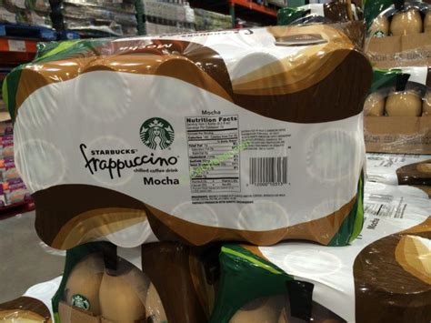 Costco 264266 Starbuck Mocha Frappuccino Back Costcochaser