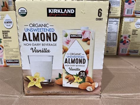 Costco Kirkland Organic Signature Vanilla Almond Milk Review Costcuisine
