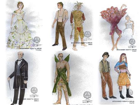 Costume Design For A Midsummer Night Amp 39 S Dream
