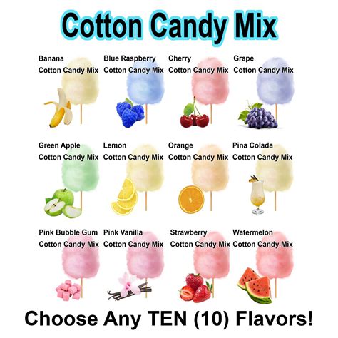 Cotton Candy Flavoring Gold Medal Mix Flossine Sugar For Concession Machines Home Use No Artificial Flavoring Candies