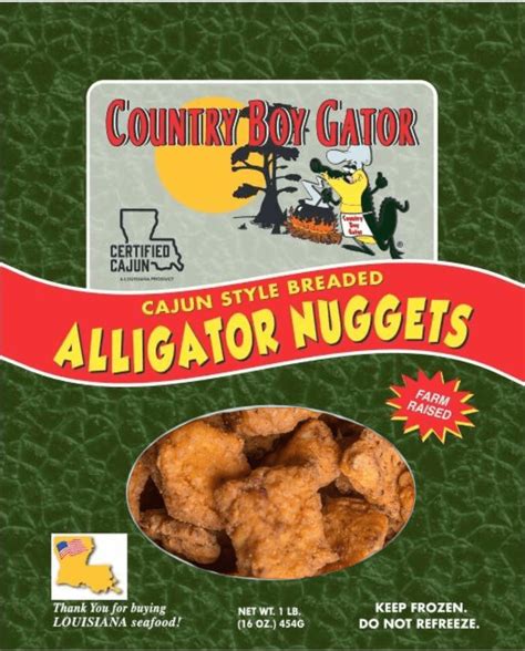 Country Boy Gator Breaded Alligator Nuggets Frozen Contains Wheat 1Lb 16 Oz Walmart Com