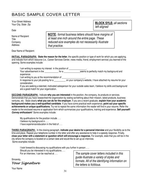 Cover Letter Examples For A Job At Genvadablog Blog