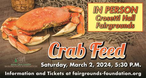 Crab Feed 2023 Santa Cruz County Fairgrounds Foundation
