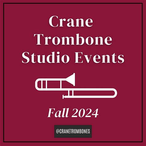 Crane Trombone Studio Cranetrombones Instagram Photos And Videos Crane Trombone Studio Cranetrombones Instagram Photos And Videos