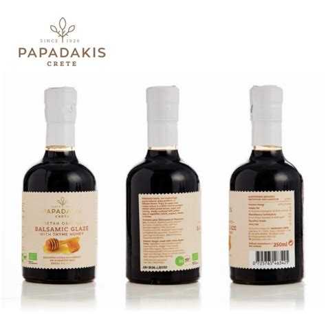 Cretan Organic Balsamic Glaze With Thyme Honey Papadakis Crete Buy Cretan Organic Balsamic Glaze With Thyme Honey Papadakis Crete Buy