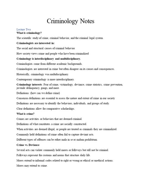 Criminology Pdf