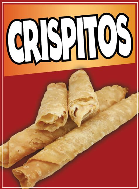 Crispitos Decal Window Sticker Crispy Tacos Food Truck Concession Viny X Graphics Print