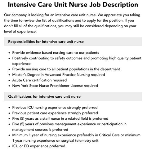 Critical Care Nursing Icu Nurse Job Description Amp Salary Intensive Critical Care Nursing Icu Nurse Job Description Amp Salary Intensive
