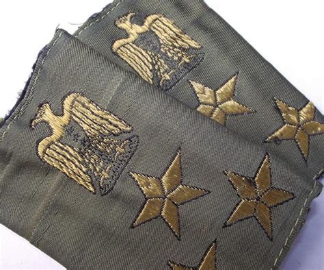 Crow Valley Militaria Gulf War Iraqi Slip On Shoulder Boards