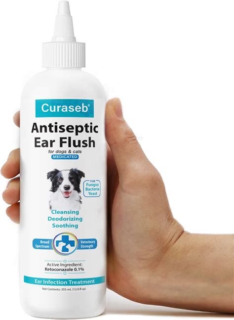 Curaseb 1 Dog Ear Infection Treatment Solves Itching Head Shaking