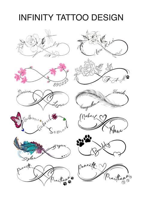 Custom Infinity Symbol Tattoo Design Infinity Child Tattoo Infinity Custom Infinity Symbol Tattoo Design Infinity Child Tattoo Infinity