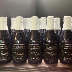 Custom Mini Sparkling Cider Bottle The Original Shedless Glitter Custom Mini Sparkling Cider Bottle The Original Shedless Glitter