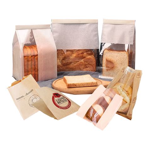 Custom Paper Bakery Bag With Window Mountino Packaging