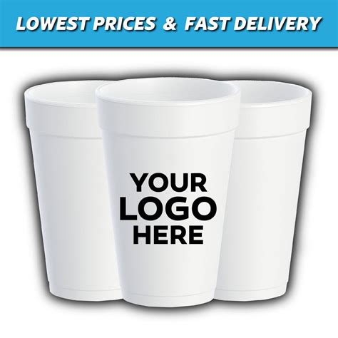 Custom Styrofoam Cups Printed Foam Cups From 0 28 Discountmugs