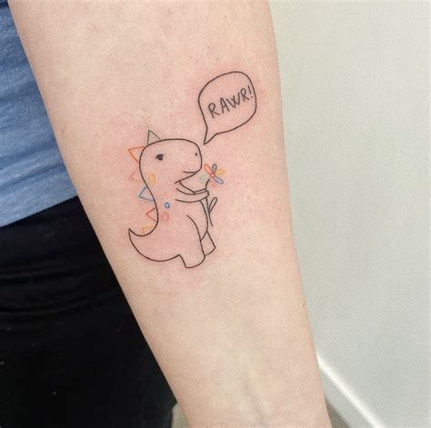 Cute Dinosaur Tattoos