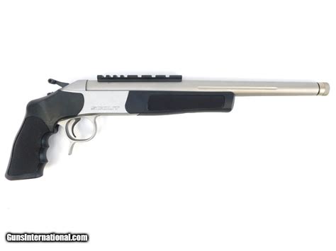Cva Scout V2 44 Remington Mag Pistol 14 Threaded Barrel Cp731s 1 Round 14 Barrel Polymer Grips Stainless Silver