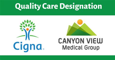 Cvmg Awarded Cigna Quality Care Designation Canyon View Medical