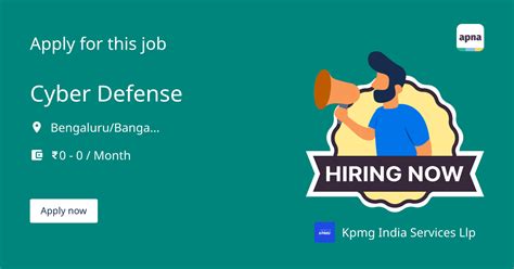 Cyber Defense Job At Kpmg India Services Llp In Bengaluru Bangalore Apna Cyber Defense Job At Kpmg India Services Llp In Bengaluru Bangalore Apna