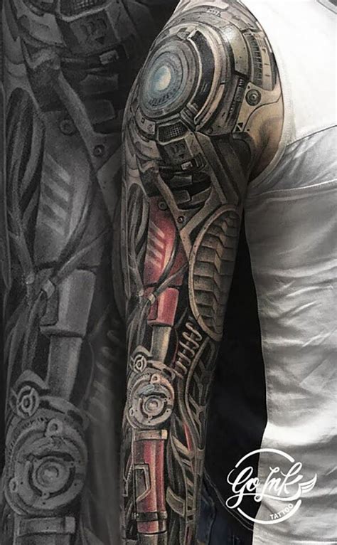 Cyborg Tattoo Sleeve