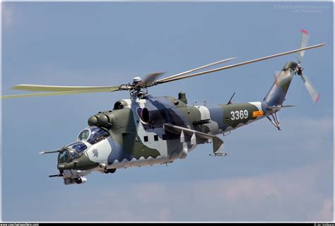 Czech Air Force Mil Mi 24V Hind 3366 Czechairspotters Com