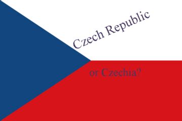 Czech Republic Or Czechia Czechology